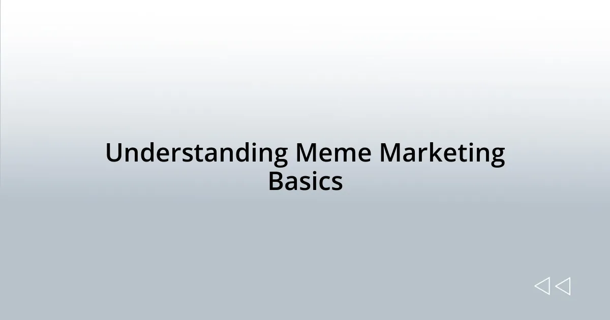 Understanding Meme Marketing Basics